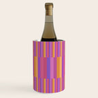 Mixed Stripes Pattern IV Colorful 90s Wine Chiller Gallery Image 2