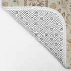 William Morris Vintage Wilhelmina Weave Lethaby Linen Cream Bath Mat Gallery Image 2