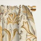 William Morris Vintage Wilhelmina Weave Lethaby Linen Cream Window Curtain Gallery Image 2