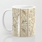 William Morris Vintage Wilhelmina Weave Lethaby Linen Cream Coffee Mug Gallery Image 3