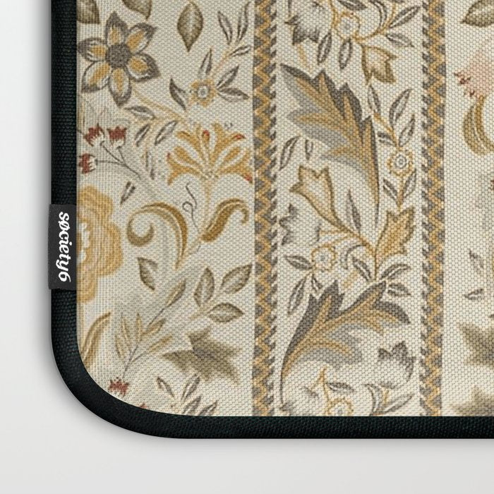 William Morris Vintage Wilhelmina Weave Lethaby Linen Cream Laptop Sleeve Gallery Image 3
