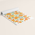 Watercolor California poppies Yoga Mat Gallery Image 2
