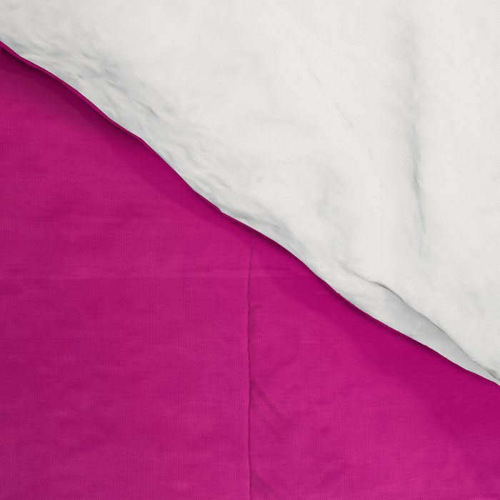 FUSCHIA pink to violet purple Gradient Ombre painted appearance Comforter Gallery Image 4