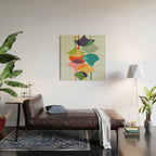 Ginkos Wood Wall Art Gallery Image 2