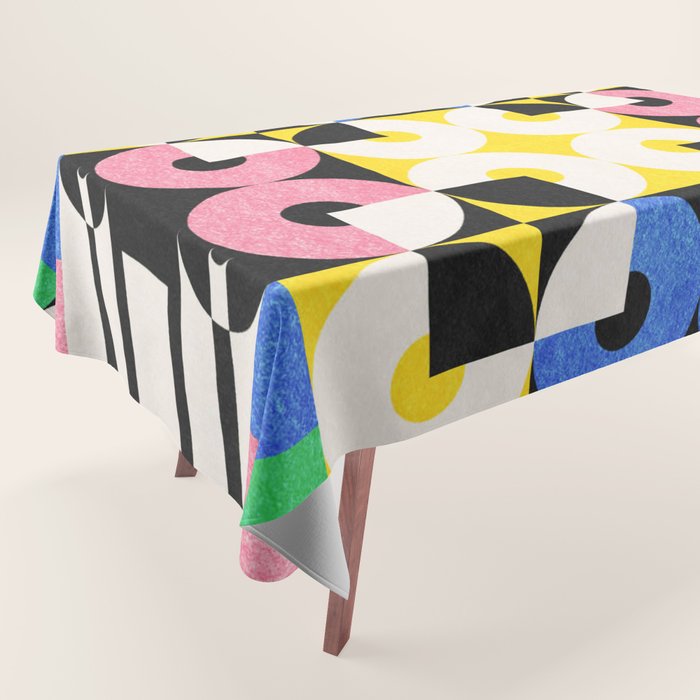 Square and Circle Tablecloth Gallery Image 1