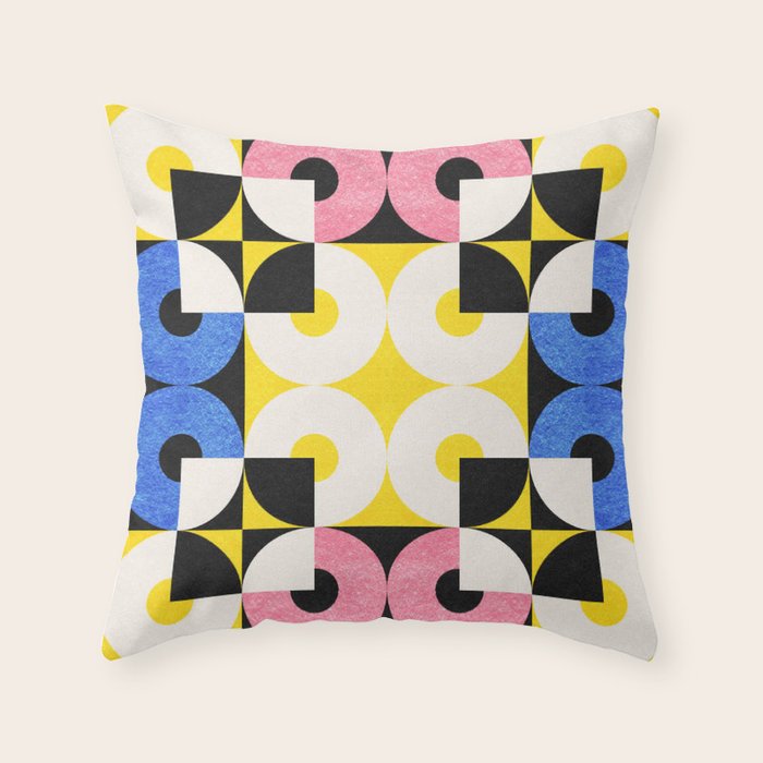 Square and Circle Throw Pillow Gallery Image 6