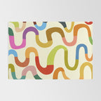Fun, colorful and squiggly lines Rug Gallery Image 2