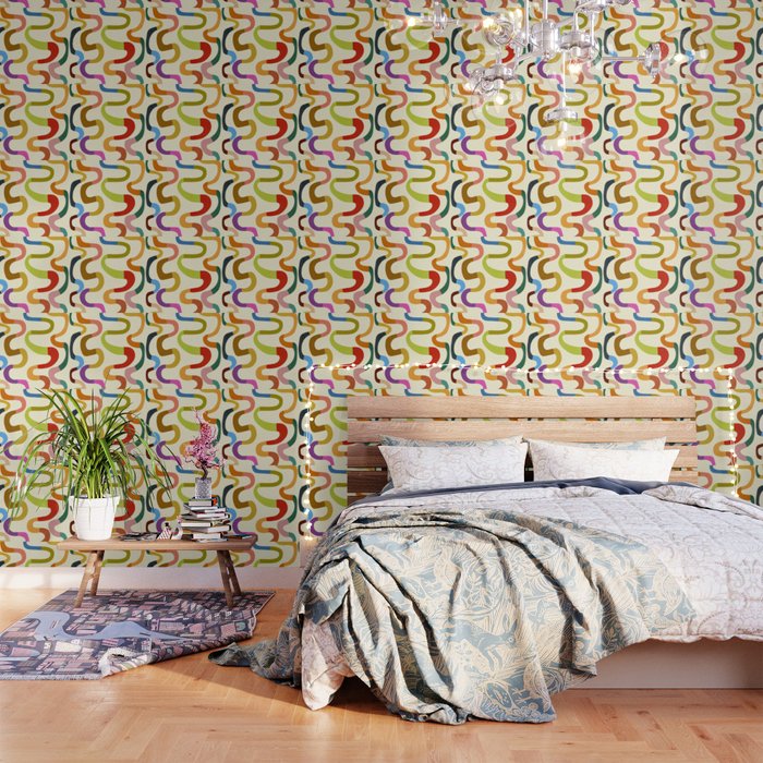 Fun, colorful and squiggly lines Wallpaper Gallery Image 1