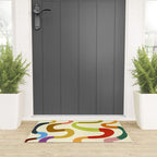 Fun, colorful and squiggly lines Welcome Mat Gallery Image 3