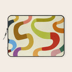 Fun, colorful and squiggly lines Laptop Sleeve Gallery Image 1
