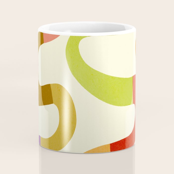 Fun, colorful and squiggly lines Coffee Mug Gallery Image 4