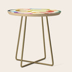 Fun, colorful and squiggly lines Side Table Gallery Image 1