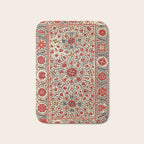 Bokhara Suzani Uzbekistan Colorful Embroidery Print Bath Mat Gallery Image 1
