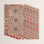 Bokhara Suzani Uzbekistan Colorful Embroidery Print Wrapping Paper Gallery Image 3