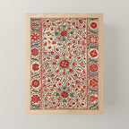 Bokhara Suzani Uzbekistan Colorful Embroidery Print Mini Art Print Gallery Image 1