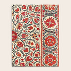 Bokhara Suzani Uzbekistan Colorful Embroidery Print Notebook Gallery Image 4