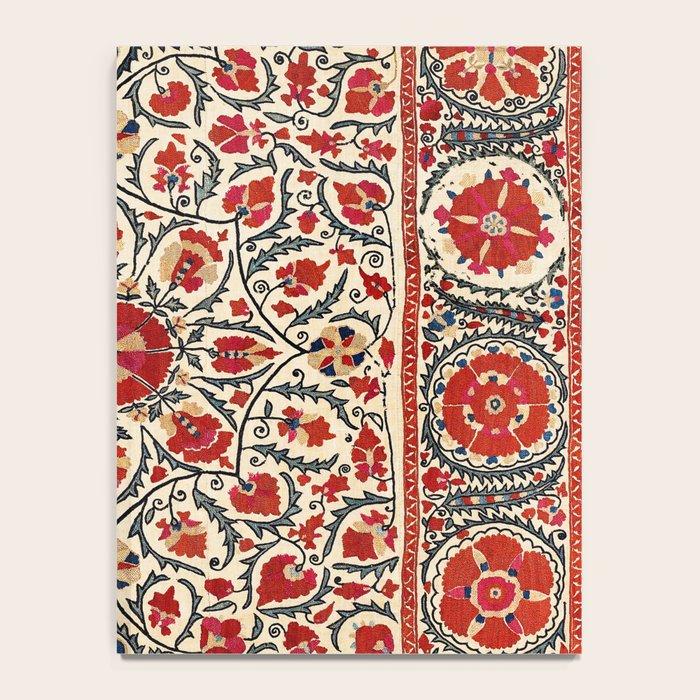 Bokhara Suzani Uzbekistan Colorful Embroidery Print Notebook Gallery Image 4