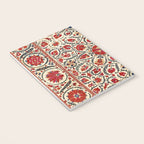 Bokhara Suzani Uzbekistan Colorful Embroidery Print Notebook Gallery Image 3