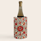 Bokhara Suzani Uzbekistan Colorful Embroidery Print Wine Chiller Gallery Image 1