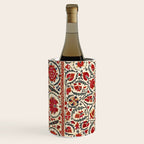 Bokhara Suzani Uzbekistan Colorful Embroidery Print Wine Chiller Gallery Image 2