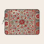Bokhara Suzani Uzbekistan Colorful Embroidery Print Laptop Sleeve Gallery Image 1