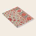 Bokhara Suzani Uzbekistan Colorful Embroidery Print Notebook Gallery Image 2