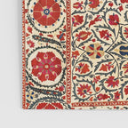Bokhara Suzani Uzbekistan Colorful Embroidery Print Poster Gallery Image 3