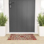 Bokhara Suzani Uzbekistan Colorful Embroidery Print Welcome Mat Gallery Image 3