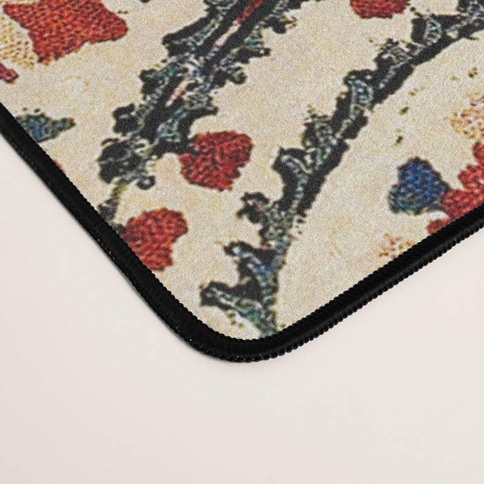 Bokhara Suzani Uzbekistan Colorful Embroidery Print Desk Mat Gallery Image 4