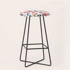 London travel pattern cute england print for nursery kids room boys or girls decor Stool Gallery Image 1
