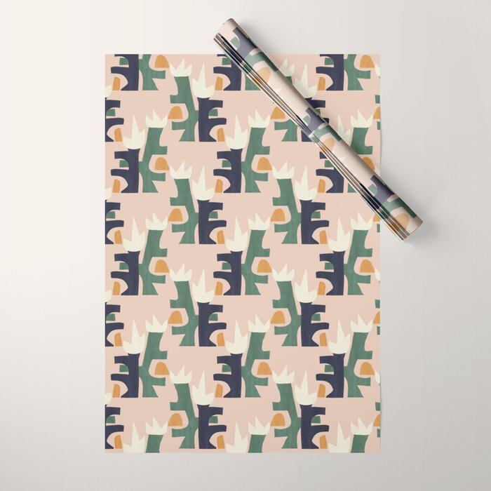 Curious garden Wrapping Paper Gallery Image 1