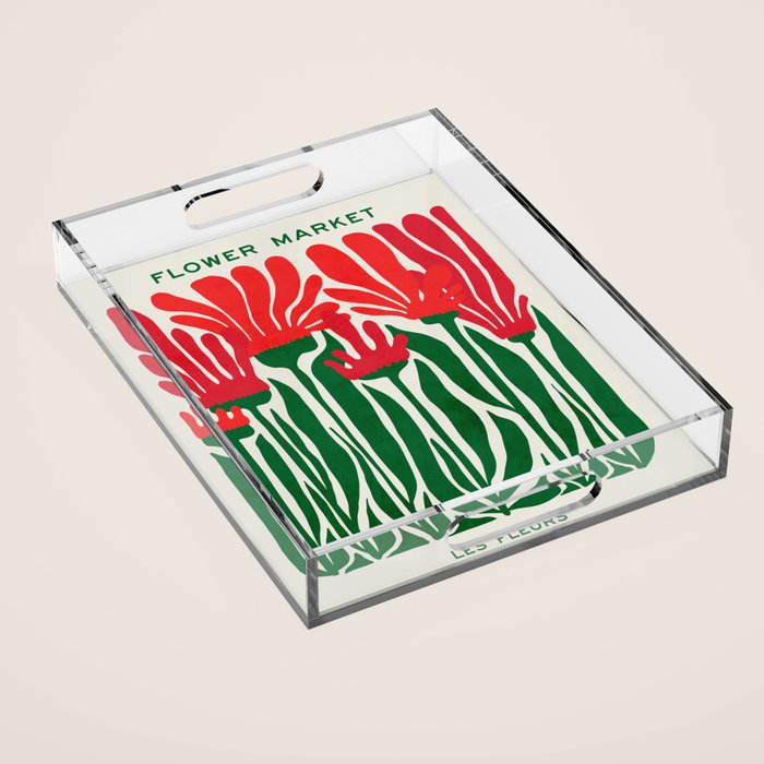 Nerine Lily: Les Fleurs | Flower Market 02 | Spring Summer 23 Acrylic Tray Gallery Image 1