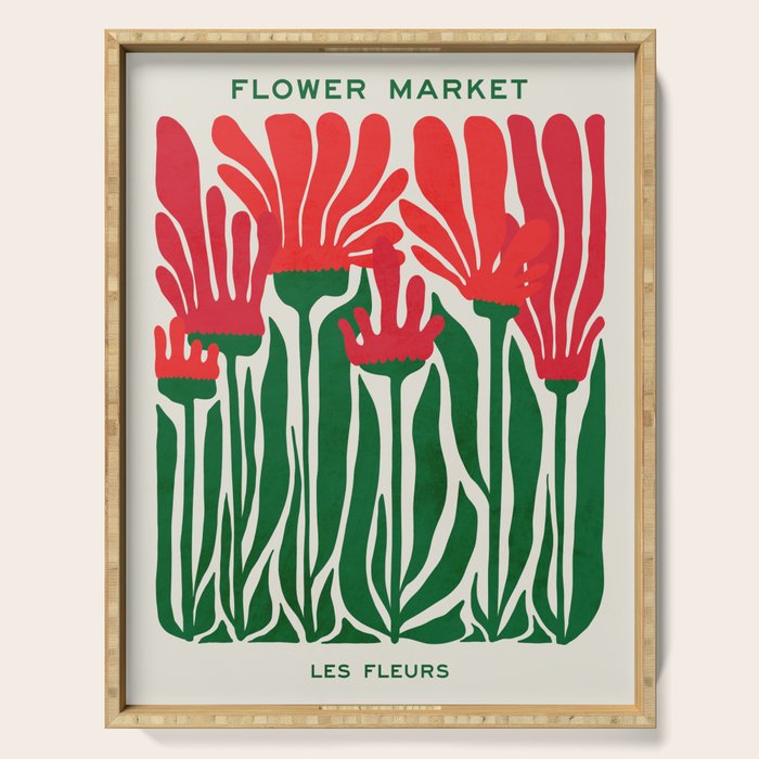 Nerine Lily: Les Fleurs | Flower Market 02 | Spring Summer 23 Serving Tray Gallery Image 1