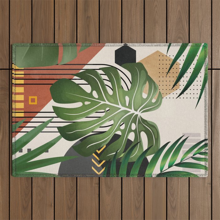 Nature Geometry XVI Outdoor Rug Gallery Image 1