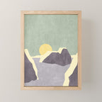 LANDSHAPES / Arctic - Sunset Mini Art Print Gallery Image 1