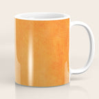 Teal Orange Minimalist Rich Texture Artwork Coffee Mug Gallery Image 1
