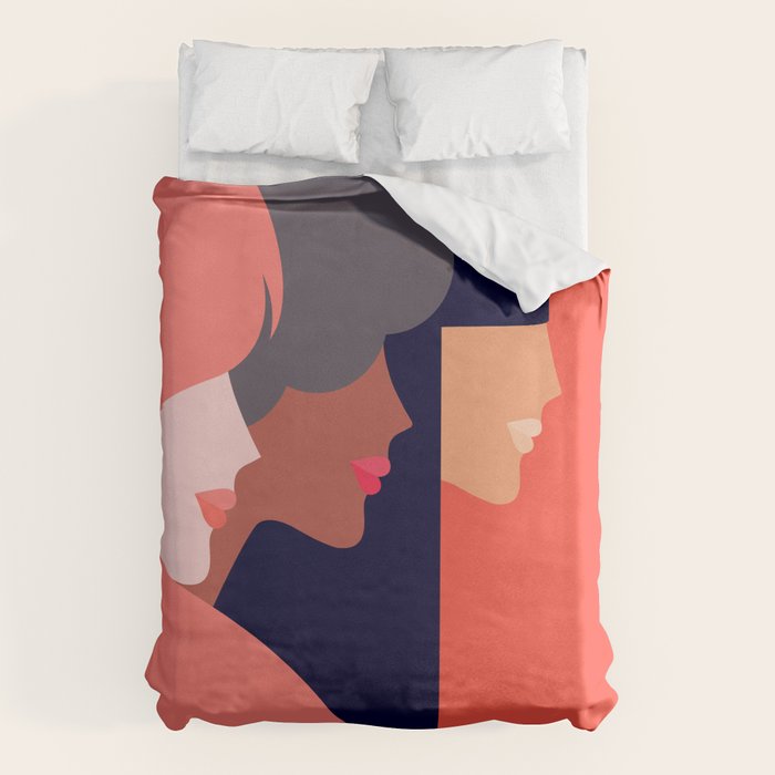 Together, we can  #girlpower Duvet Cover Gallery Image 6