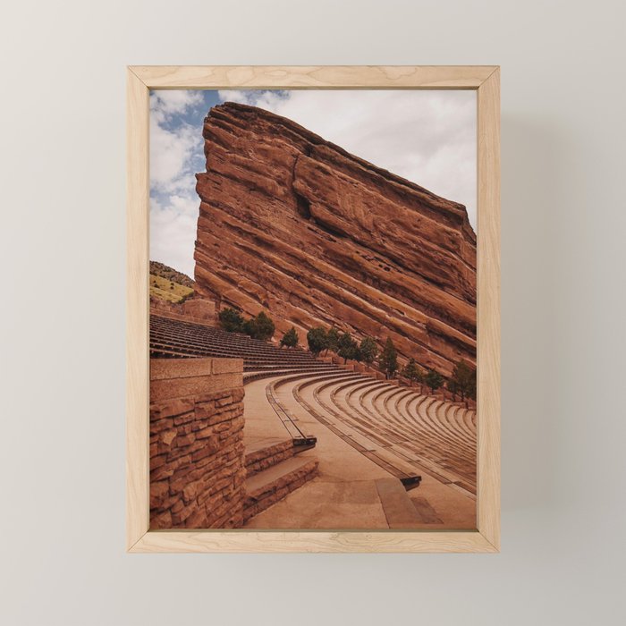 Red Rocks Amphitheater  Mini Art Print Gallery Image 1