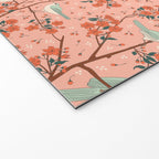 Birds In Cherry Blossom Trees Welcome Mat Gallery Image 2