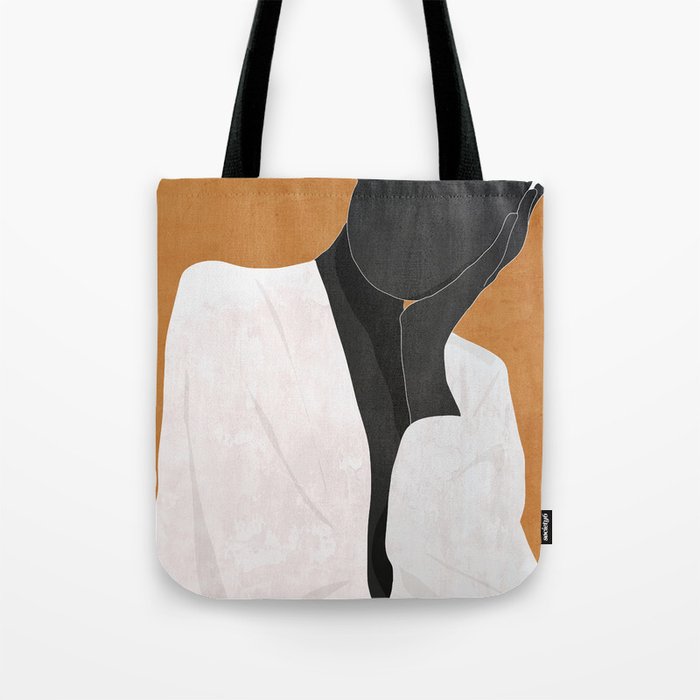 Minimal Art Girl 9a Tote Bag Gallery Image 1