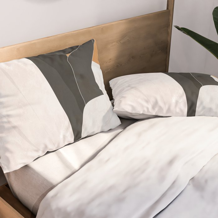 Minimal Art Girl 9a Pillow Sham Gallery Image 2