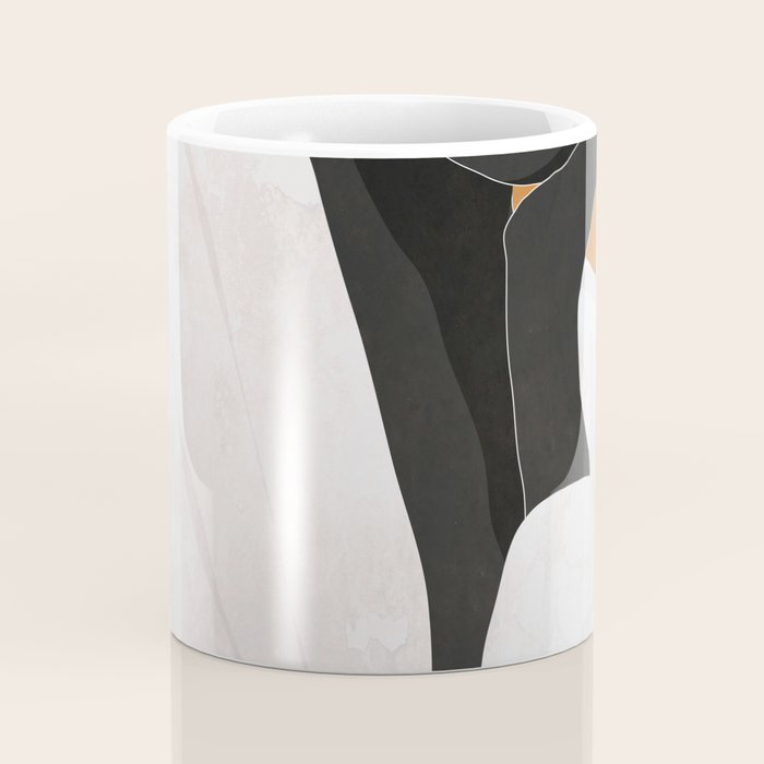 Minimal Art Girl 9a Coffee Mug Gallery Image 4