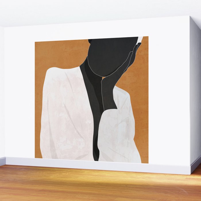 Minimal Art Girl 9a Wall Mural Gallery Image 2