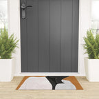Minimal Art Girl 9a Welcome Mat Gallery Image 3