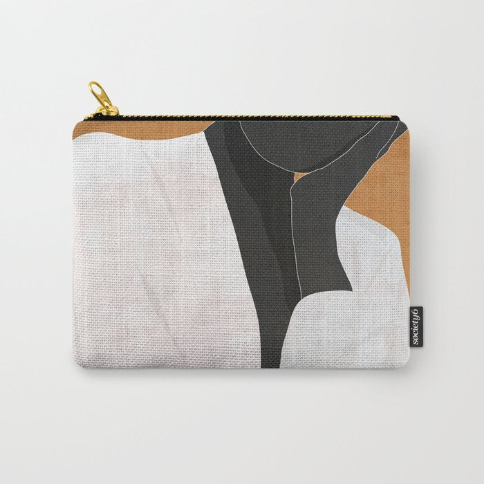 Minimal Art Girl 9a Carry All Pouch Gallery Image 1