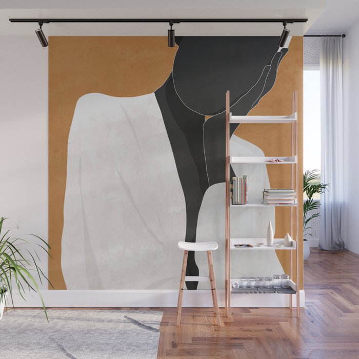 Minimal Art Girl 9a Wall Mural Gallery Image 1