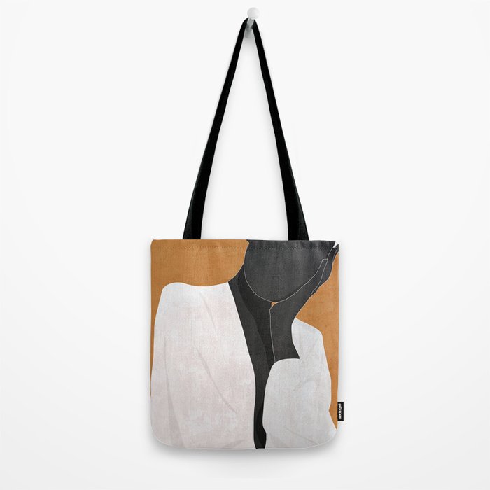 Minimal Art Girl 9a Tote Bag Gallery Image 2