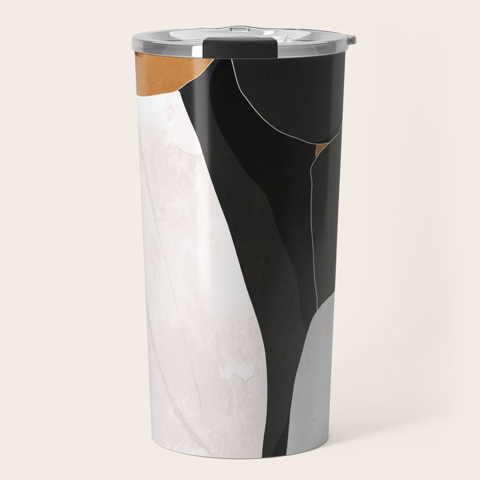 Minimal Art Girl 9a Travel Mug Gallery Image 1