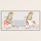 Awkward Toad Desk Mat Gallery Image 1