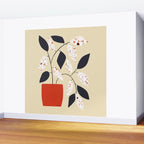 Plants and terrazzo Wall Mural Gallery Image 2
